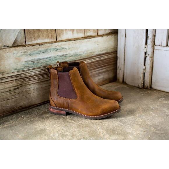 Ariat Shoes - ARIAT Wexford Waterproof Leather Chelsea Ankle Boot Weathered Brown 6.5 37 $209